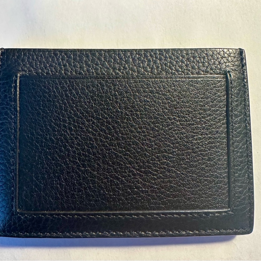 Celine Textured Black Card Holder - Picture 2 of 4
